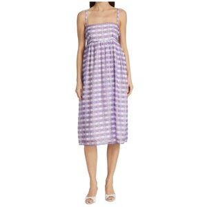 Baum Und Pferdgarten Aspen Plaid Fit & Flare Midi-Dress Pockets Size EU 36 (6)
